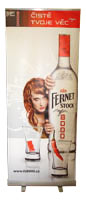 Roll-up banner Economy